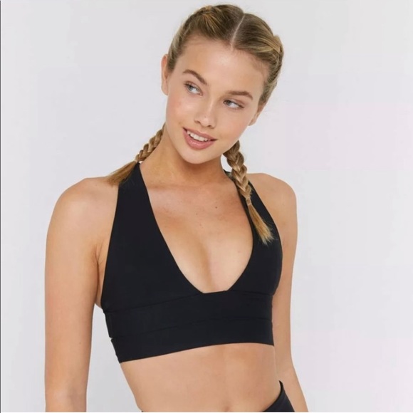 Spiritual Gangster Tops - Spiritual Gangster Plunge Sports Bra Size S